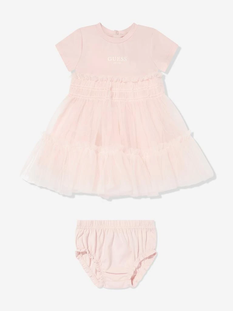 GUESS Baby Girls Dress with Knickers in Pink 1