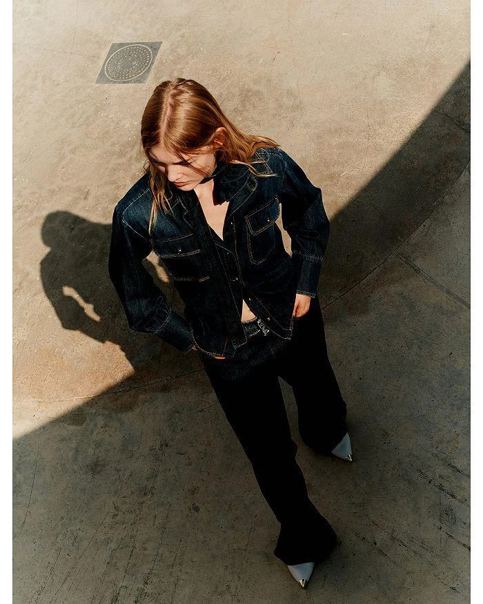 Marella Sport Wide Leg Jeans in Midnight Blue 2