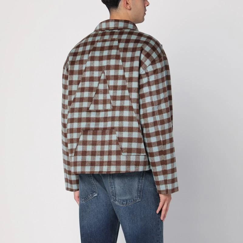 New Amsterdam Surf Association New Amsterdam Surf Association Checked Shirt Jacket With Zip 2