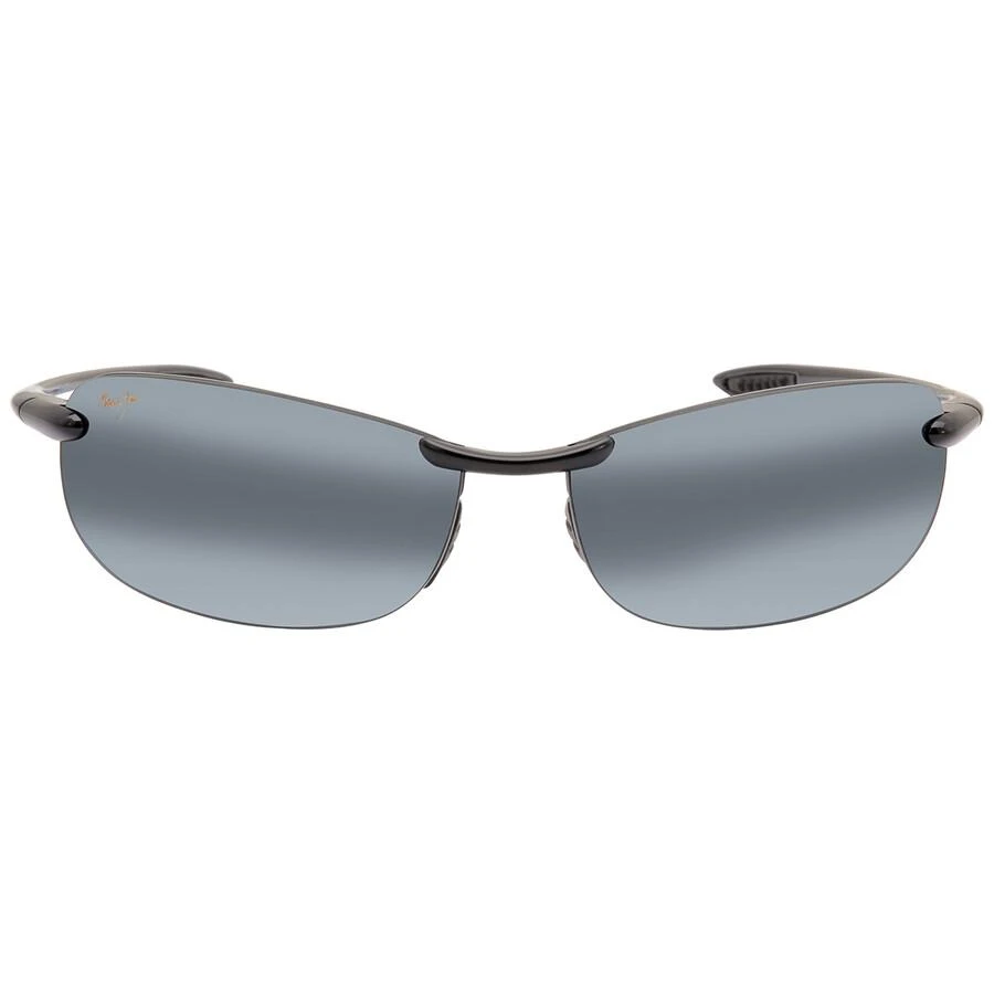 Maui Jim Makaha Grey Oval Unisex Sunglasses 405-02 64