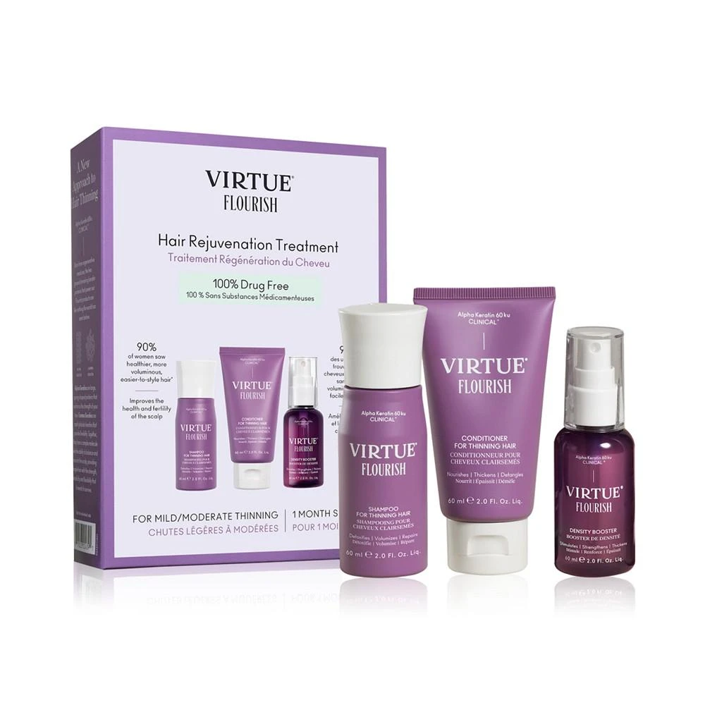Virtue 3-Pc. Trial-Size Hair Rejuvenation Treatment Set 1
