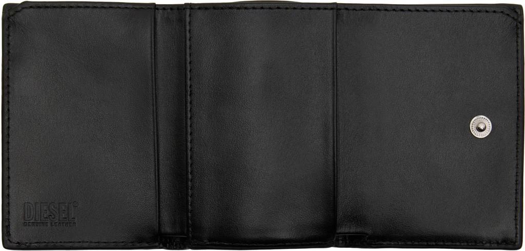 Diesel Black 1dr Tri Fold Coin Xs II Wallet 3