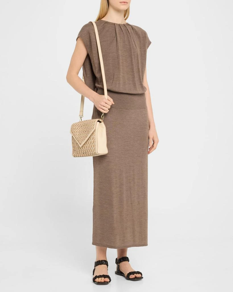 Rafe Jamie Envelope Woven Leather Clutch Bag 5
