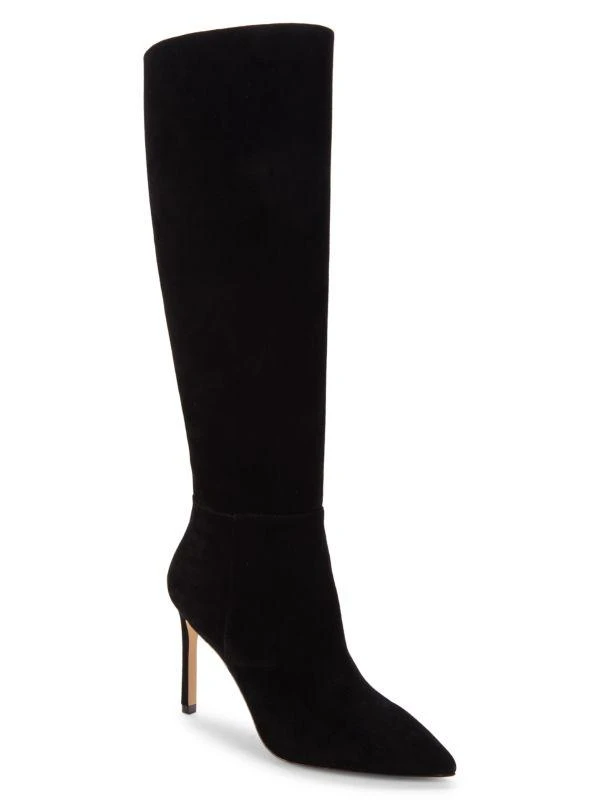 Stuart Weitzman Avenue Point Point Toe Suede Knee High Boots 2