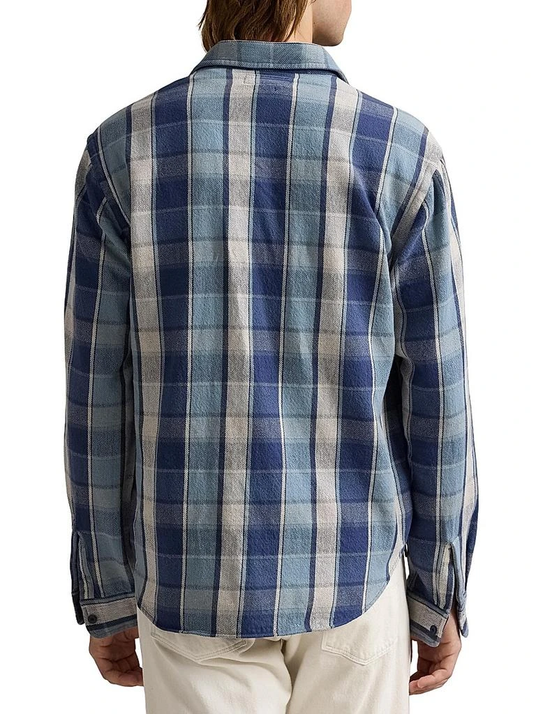 Ralph Lauren Classic-Fit Plaid Flannel Workshirt 4