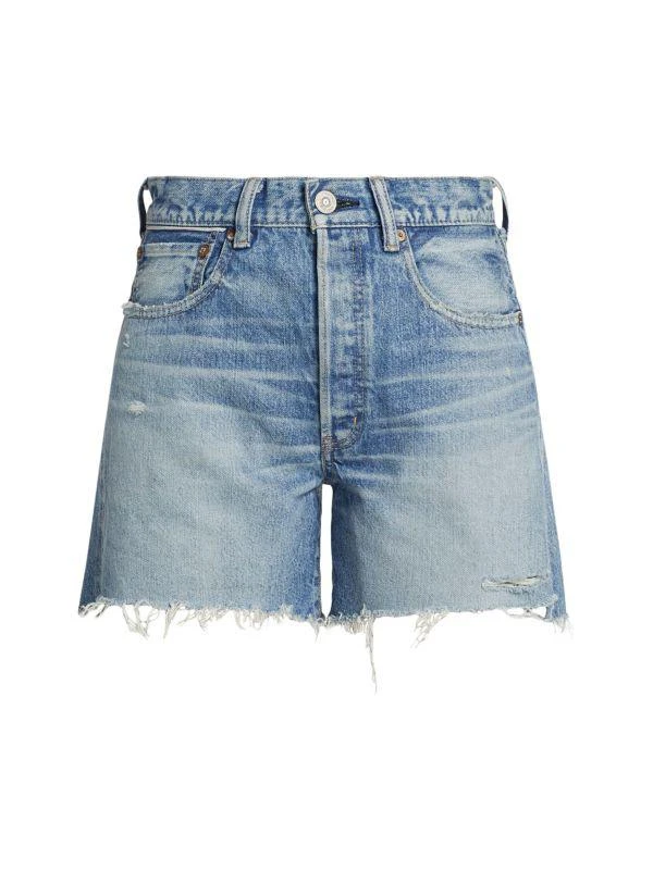 MOUSSY VINTAGE Graterford Distressed Denim Shorts 6