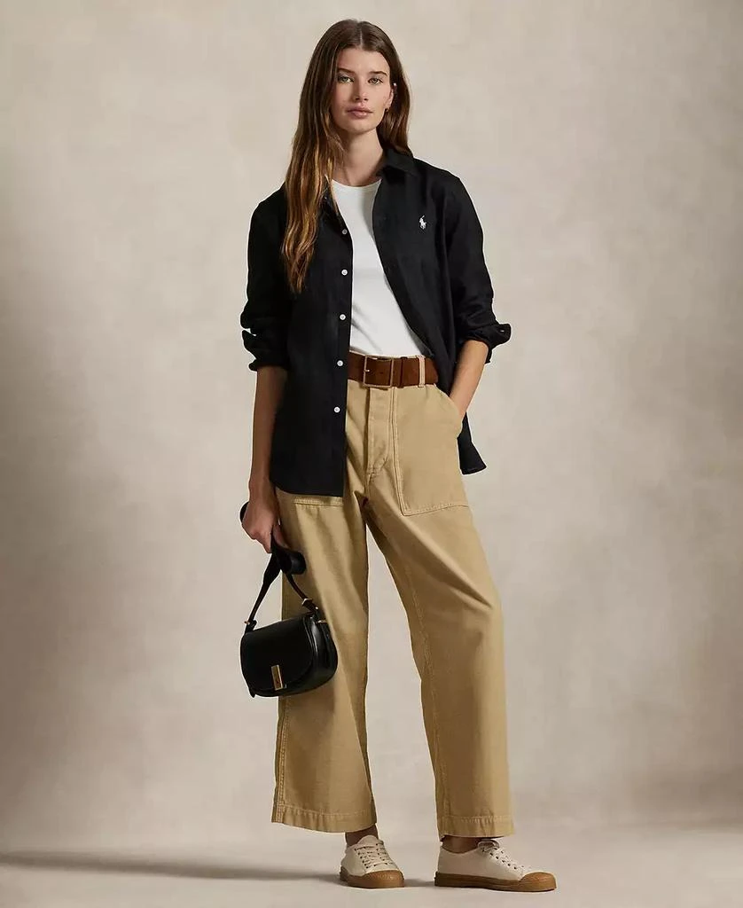 Ralph Lauren Women
s Classic-Fit 100% Linen Shirt 2