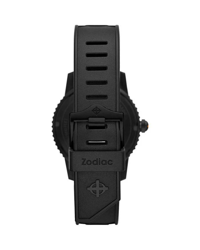 ZODIAC Compression Diver Automatic Rubber Strap Watch, 40mm 3