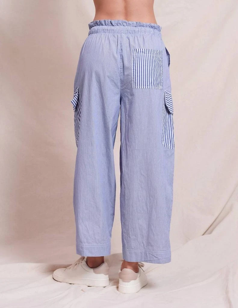 Sundry Sundry - Mixed Stripe Cotton Cargo Pants 3
