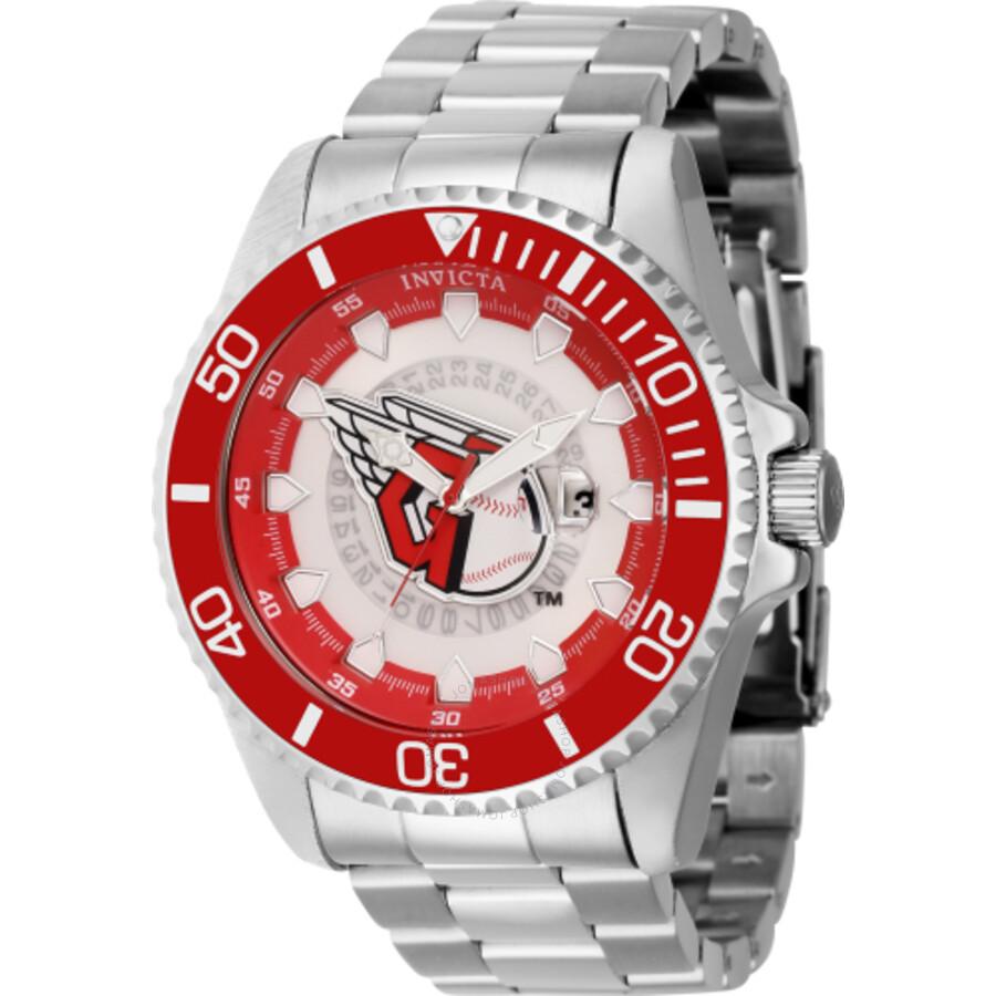 Invicta MLB Cleveland Guardians Quartz White Dial Men's Watch 43461