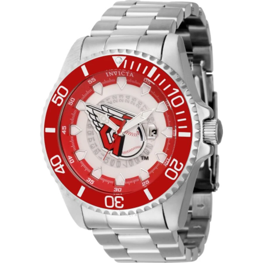 Invicta MLB Cleveland Guardians Quartz White Dial Men's Watch 43461 1