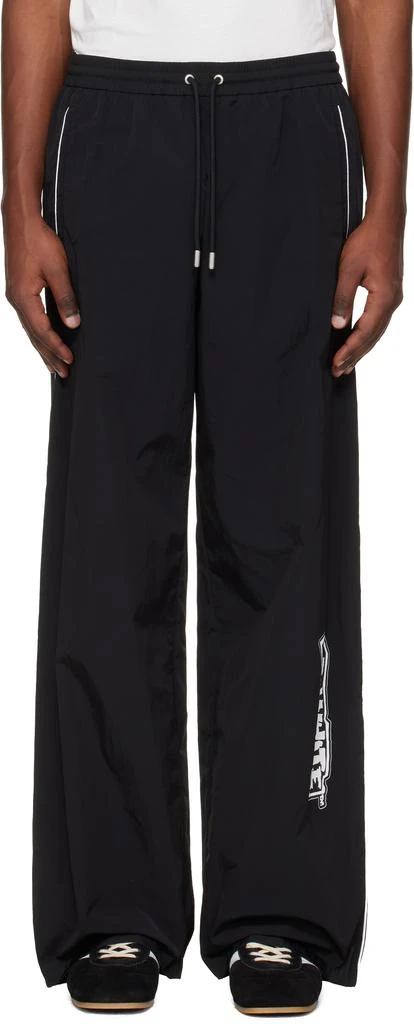 Off-White Black Lion Nylon Track Pants 1