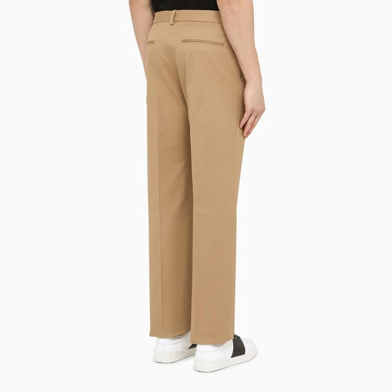 Valentino Beige cotton regular trousers 5