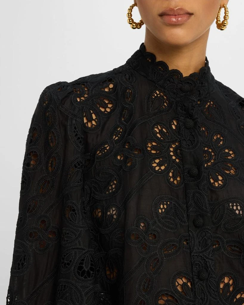 Zimmermann Rhiannon Embroidered Blouse 5