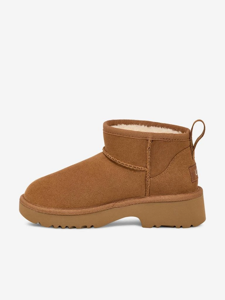 UGG UGG Girls Classic Ultra Mini New Heights Boots in Brown 5