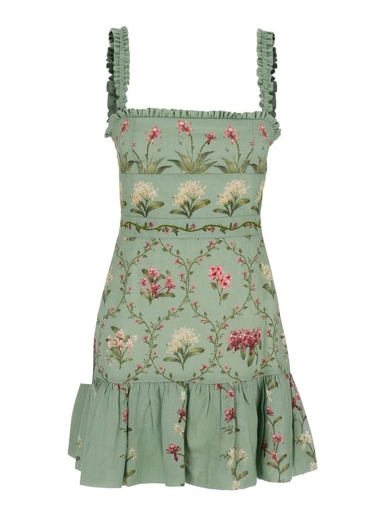 Agua by Agua Bendita Nieve Green Floral Dress  On Sale Now with Up to 32%  Off | Discover Exclusive Deals & Savings at BeyondStyle  Authentic Agua by Agua  Bendita women|clothing|dresses|apparel