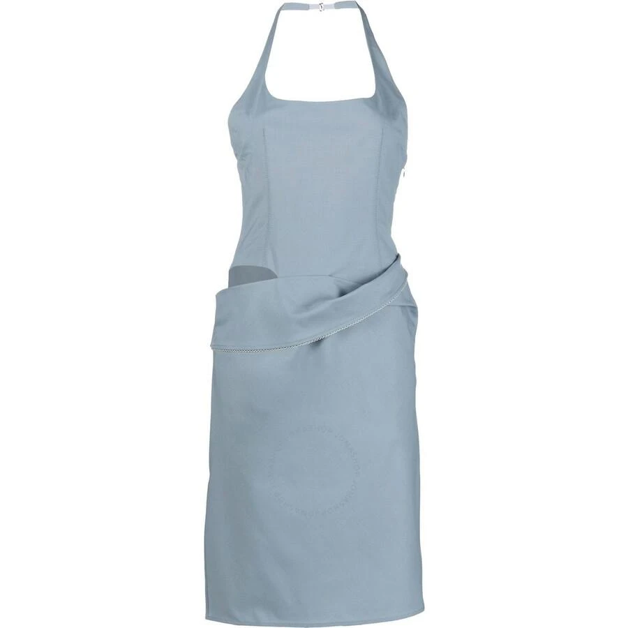 Shop Hielo Cutout Stretch Wool Halter Neck Minidress In Blue on Sale at  BeyondStyle  Get 73% Off Hielo Cutout Stretch Wool Halter Neck Minidress  In Blue with Limited-Time Flash Deals, Exclusive