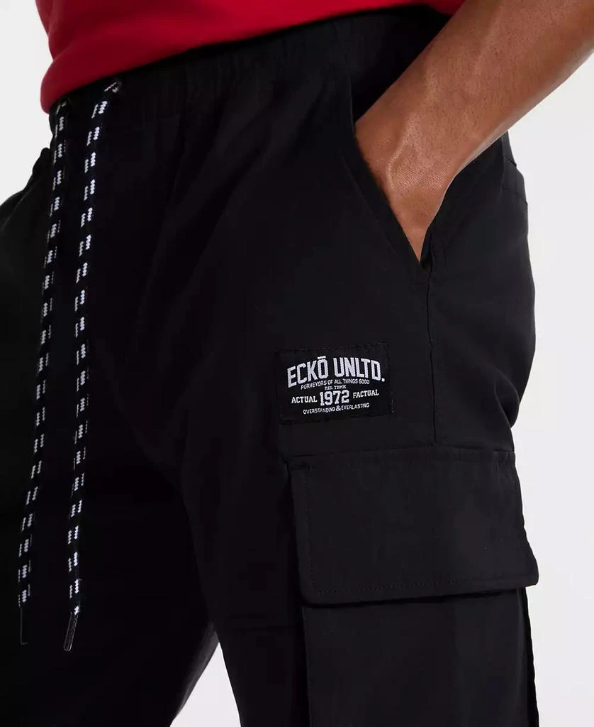 Ecko Unltd Men's Toggle Pouch Cargo Jogger Pants 3
