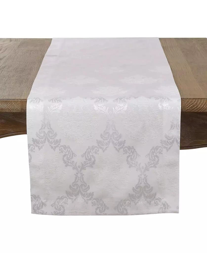 Saro Lifestyle Damask Luxury Table Runner 1