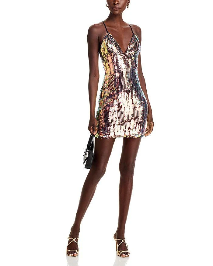 Ramy Brook Emerald Embellished Mini Dress - Exclusive 3