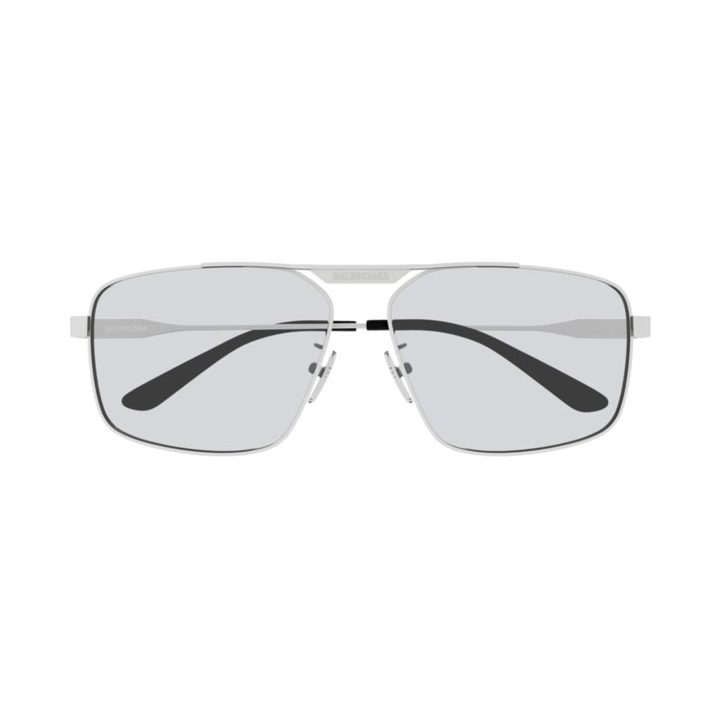 Balenciaga Black Dynamo Rectangle Sunglasses - Sunglasses