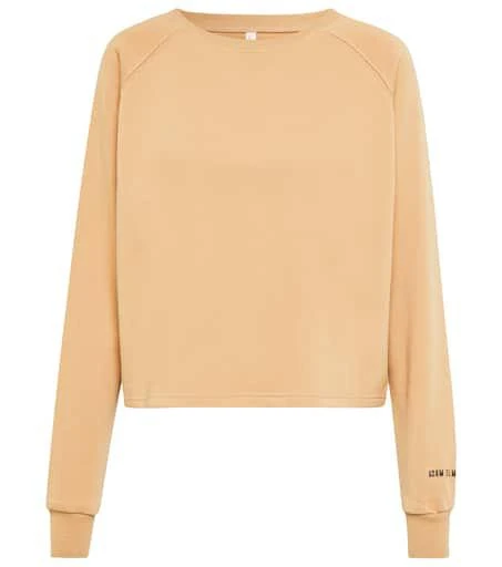 Adam Selman Boxy cotton-blend sweatshirt 1
