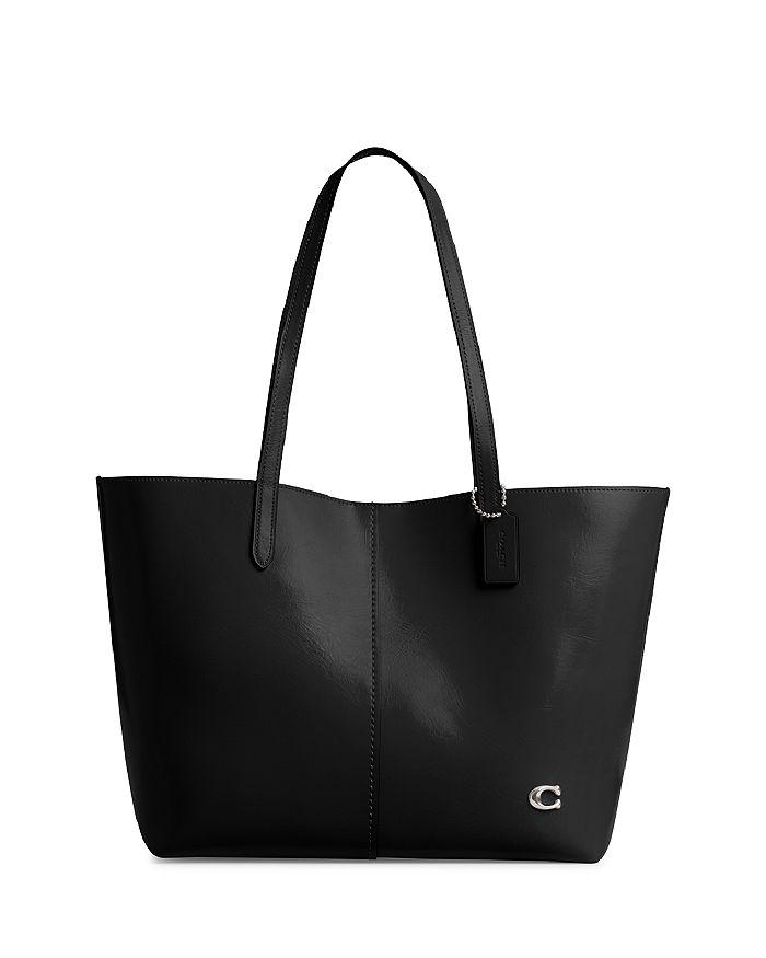 Coach reversible tote black sale