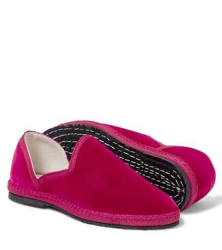 The Row Friulane velvet loafers 6