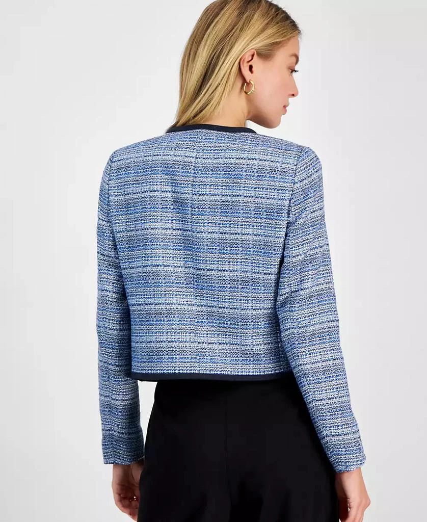 Bar III Women's Tweed Open-Front Jacket, Exclusively at Macy's 2