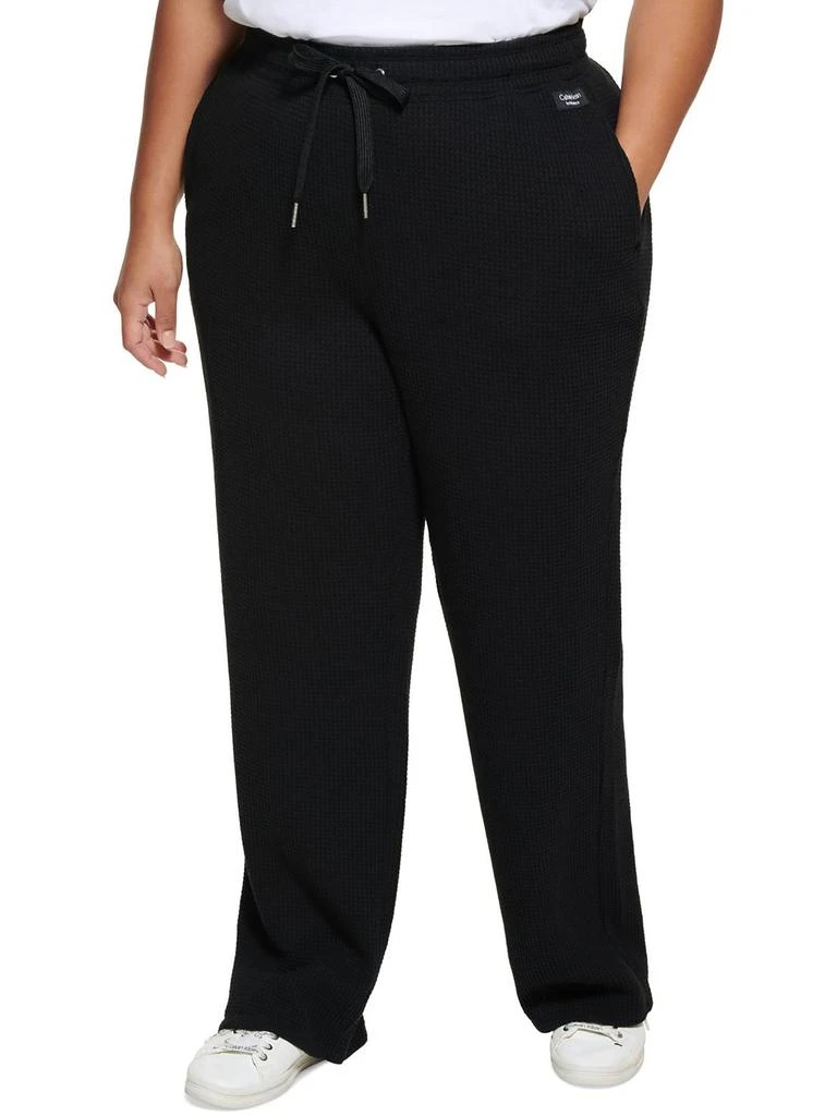 Calvin Klein Plus   Womens Thermal Activewear Sweatpants 2