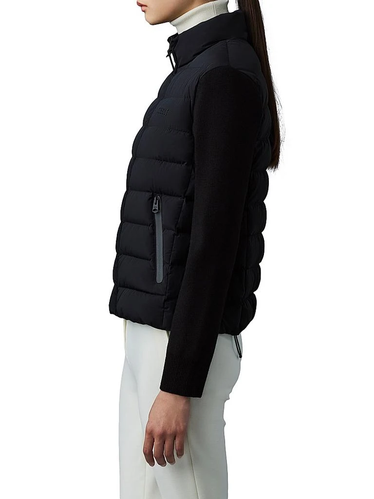 Mackage Oceane Mixed Media Jacket 4