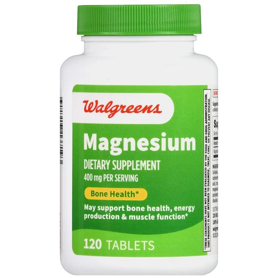 Walgreens Magnesium 400 mg Tablets (120 days) 2