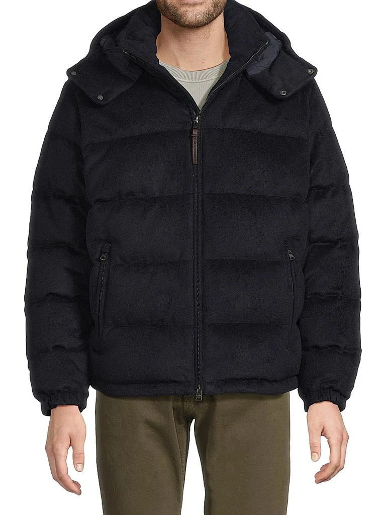 Ralph Lauren Brushed Wool-Blend Puffer Jacket 3