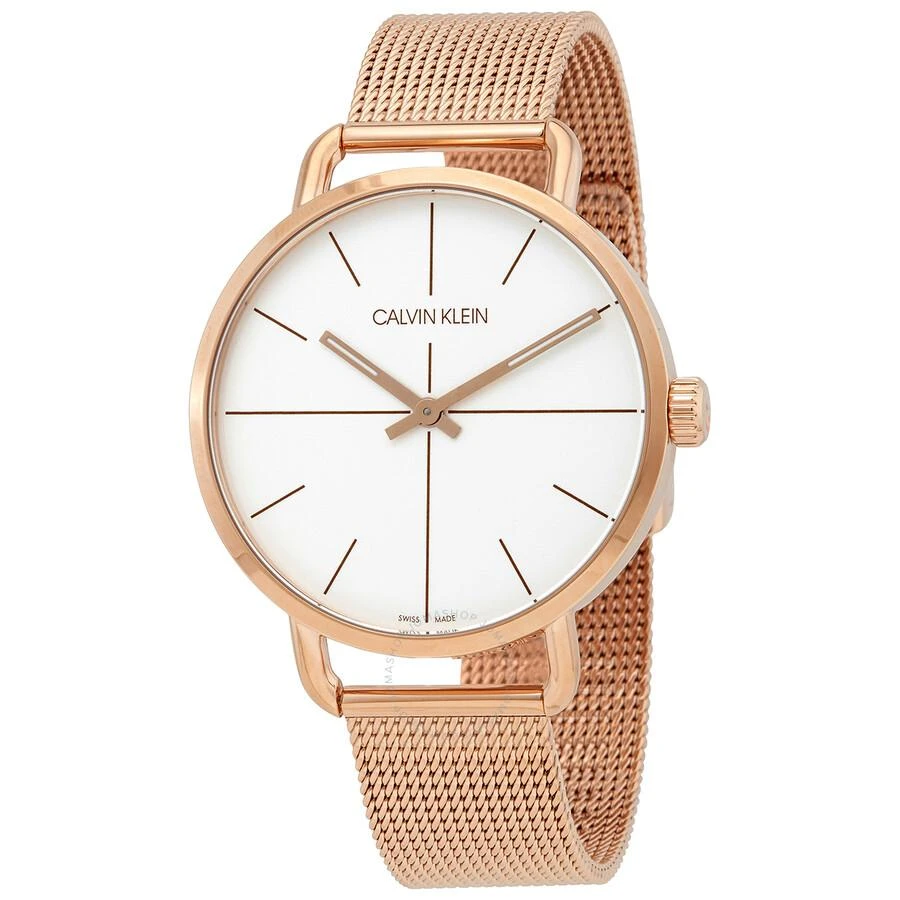 Calvin Klein Even Quartz Silver Dial Ladies Watch K7B21626 1