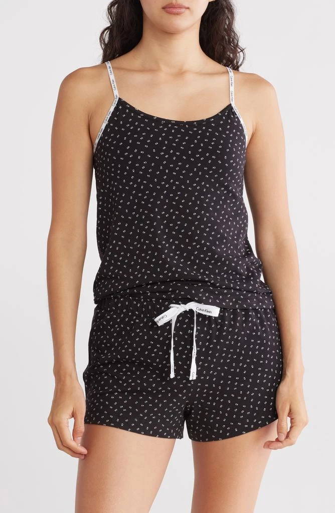 Calvin Klein Stretch Cotton Camisole & Shorts Pajamas 1
