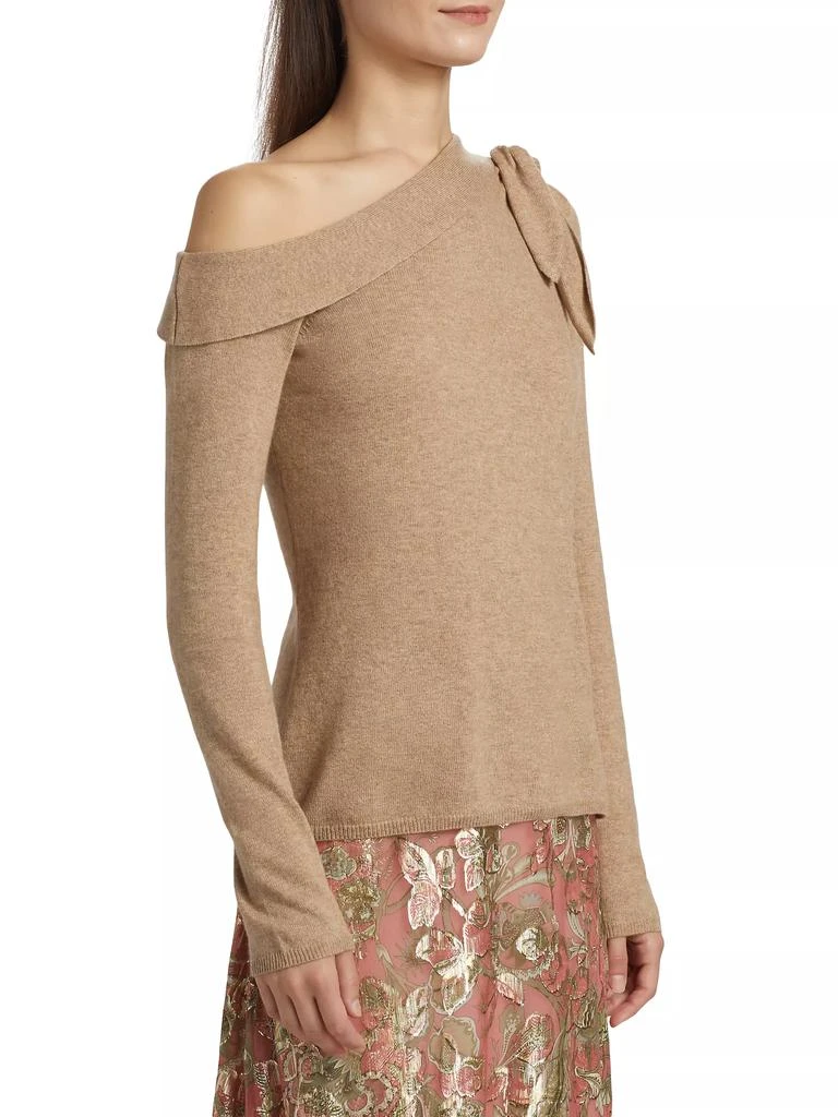 FIGUE Genevieve One-Shoulder Knit Sweater 4