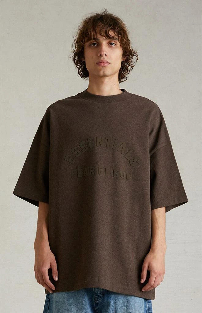 Essentials Heather Wood Heavy T-Shirt 2