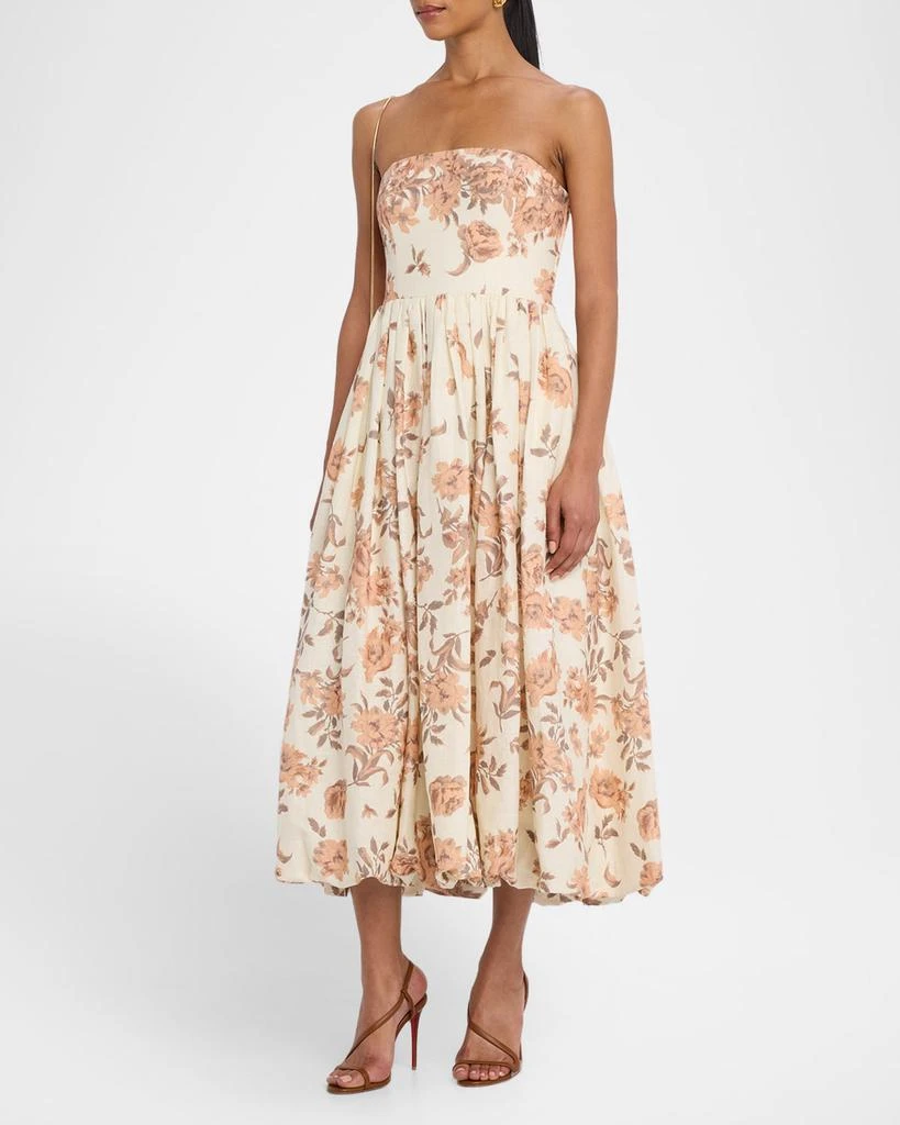 Cara Cara Anisha Strapless Linen Bubble Dress 4