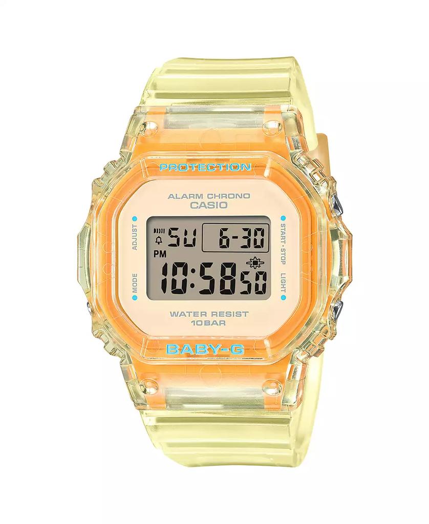 G-Shock G-Shock Women's Digital Yellow Resin Watch, 37.9mm BGD565SJ-9