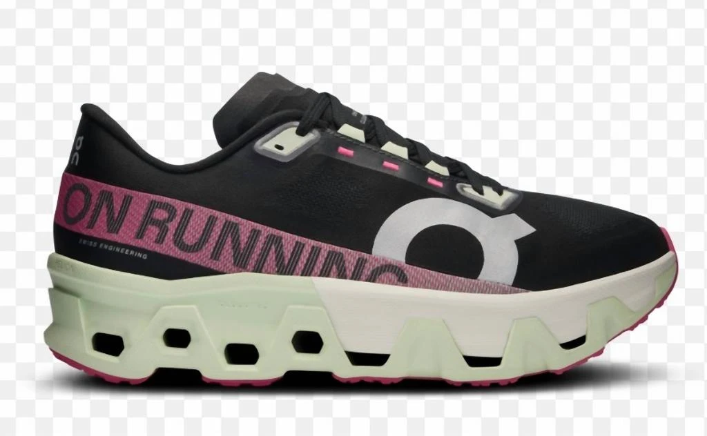 NEW ON men\'s cloudmonster hyper 2 shoe in black/lima On Running Cloudmonster Hyper  main image 3