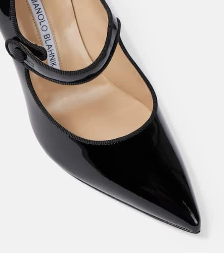 Manolo Blahnik Campari 90 patent leather pumps 5
