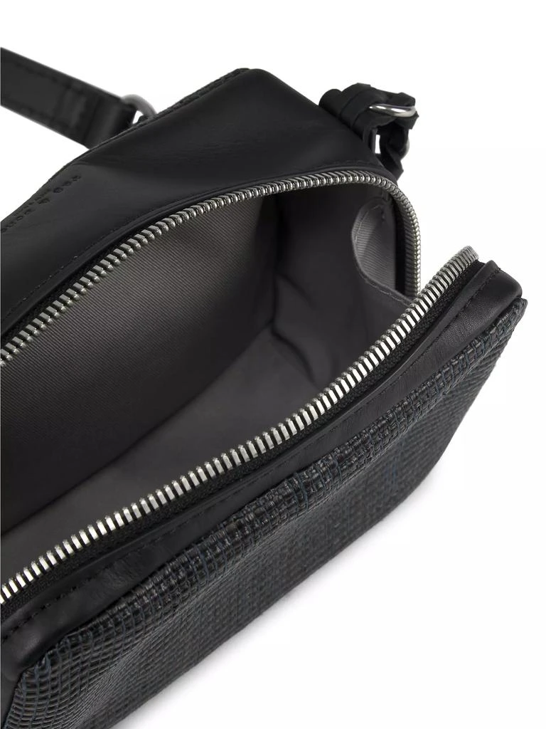 Rag & Bone Cami Leather-Trimmed Woven Camera Bag 4