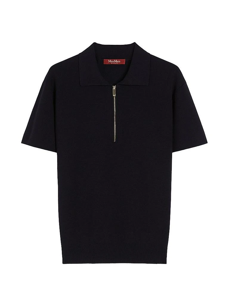 Max Mara Viscose Yarn Polo Shirt 1