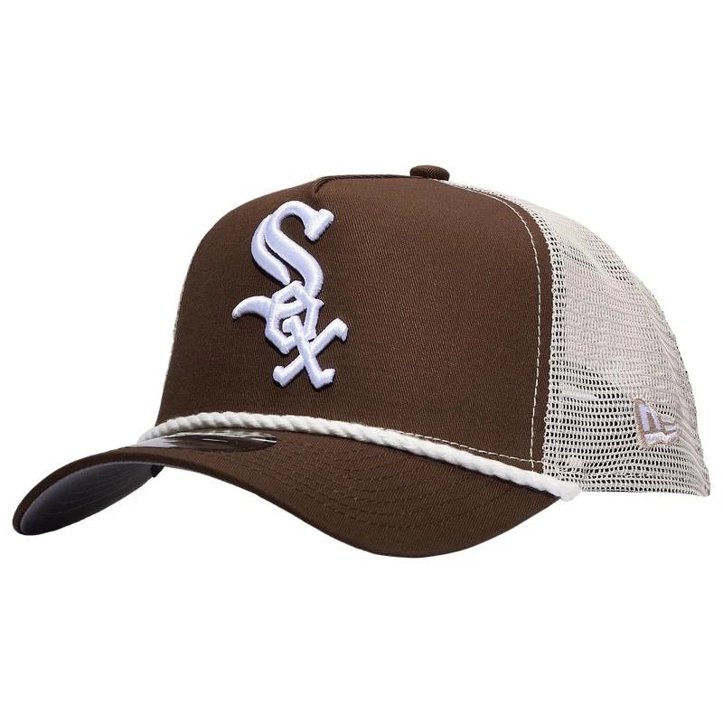 New Era White Sox 9FORTY A-Frame Trucker Rope Cap Men's – On