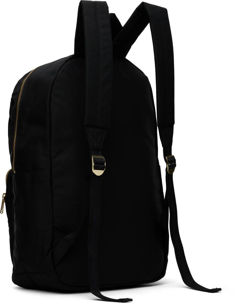 Fred Perry Black Textured Nylon Backpack 3
