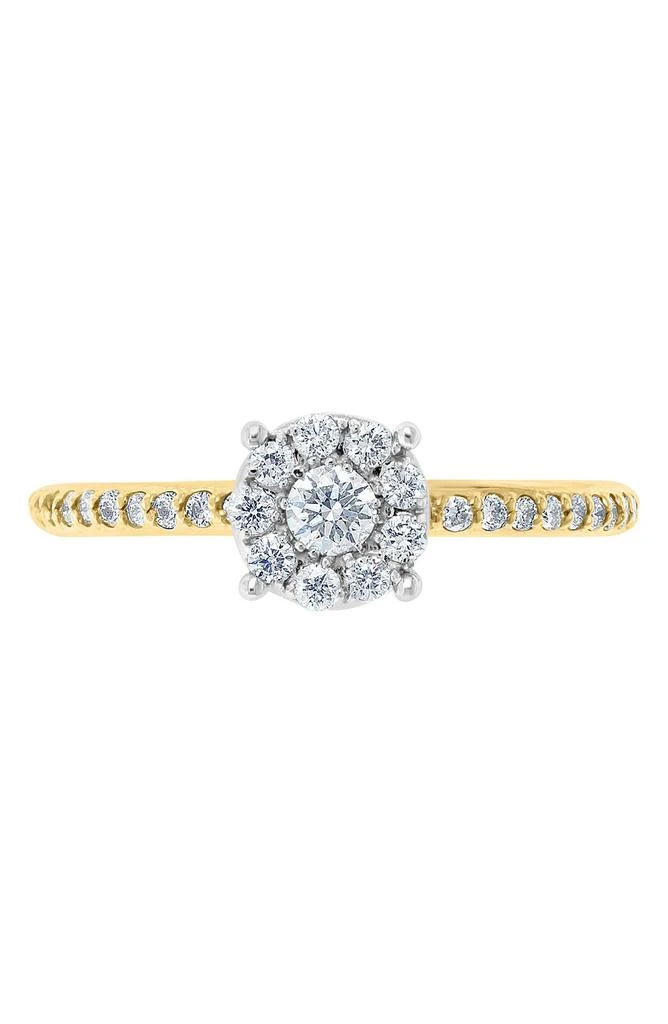 Effy 14K White and Yellow Gold Diamond Rind - 0.13 ctw. 2