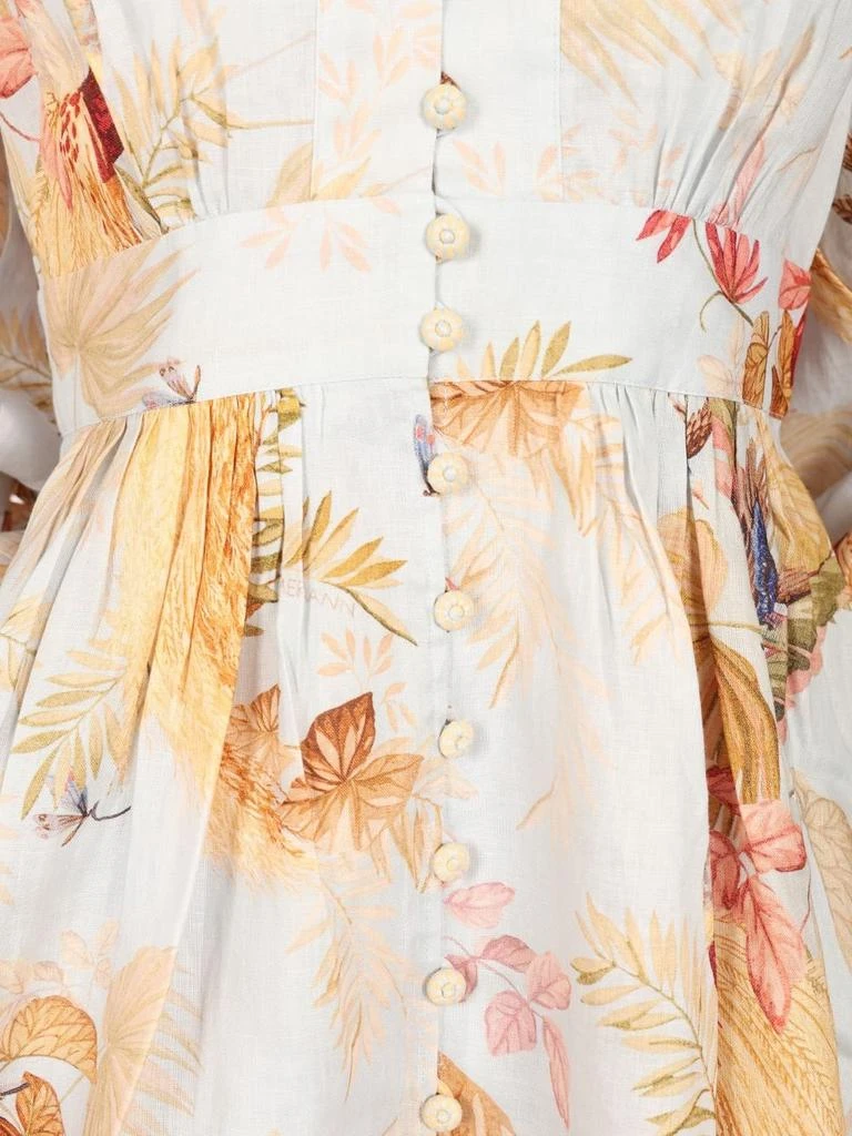 Zimmermann Zimmermann Floral Printed V-Neck Mini Dress 4