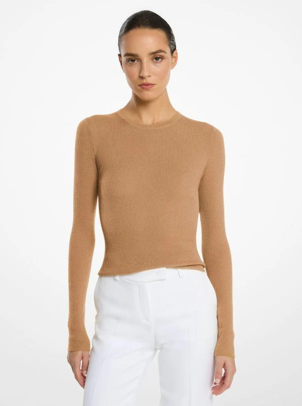 Michael Kors Hutton Featherweight Cashmere Sweater 1