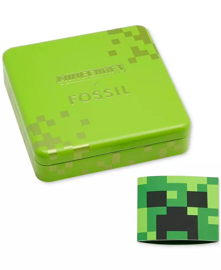 Fossil Men's Minecraft Special-Edition Embossed Leather Wallet 4