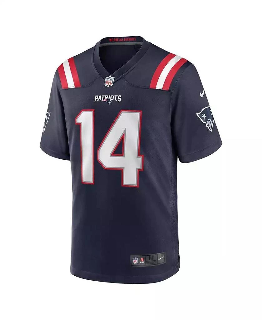 NIKE Men's Ty Montgomery Navy New England Patriots Game Jersey 3